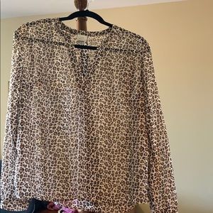 Blouse cheetah print